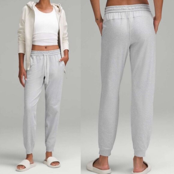 lululemon | Soft Jersey Classic-Fit Mid-Rise Jogger Light Grey - Picture 1 of 5